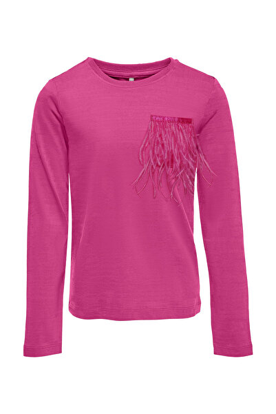 Only Kids Solid Top - Fuchsia Purple