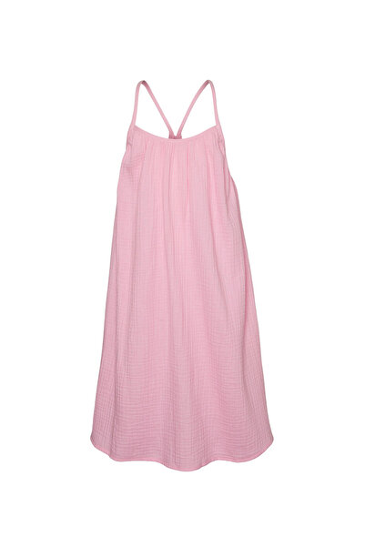 Vero Moda Girl فستان فيرو مودا بدون أكمام - وردي