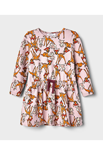 Name it فستان مطبوع من Bambi & Stampe - بنفسجي ثلجي