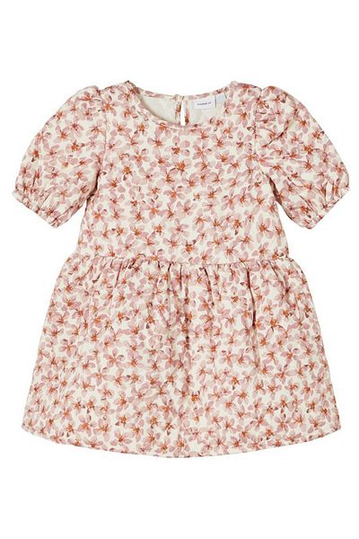 Name it Quilted Floral Print Dress - Nostalgia Rose