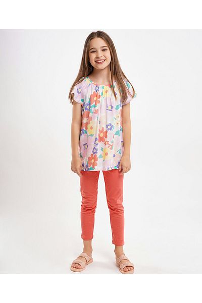 Primo Gino Leggins Pack of 2 - Blue Coral