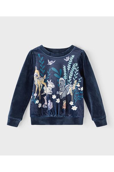 Name it Printed Top - Dark Sapphire
