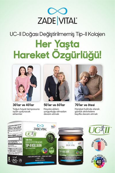 Zade Vital Food Supplement Containing UTI Type-I Collagen