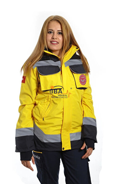 Ekg Medikal 112 Acil Sağlık Ambulans Mont (Su Geçirmez-Unisex)