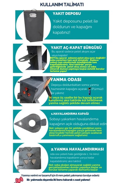 Genel Markalar Biosan Pelet Soba