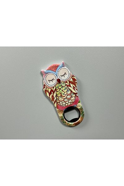 Righton Metal Magnet Patterned Bottle Opener Cola Opener Soda Opener