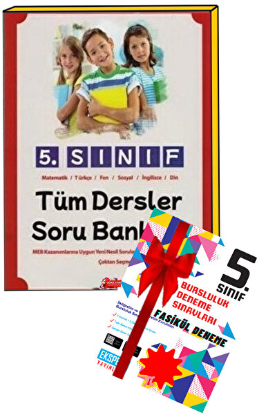 GÖNÜL YAYINCILIK 5. Sınıf Tüm Dersler Soru Bankası Artı Tüm Dersler Fasikül D...