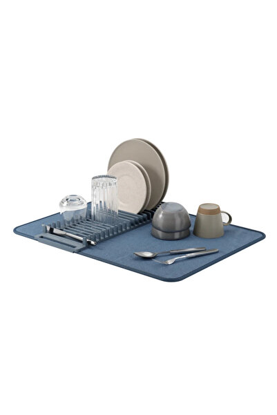 umbra Udry Bulaşık Kurutma Rafı Ve Matı Gri Mavi