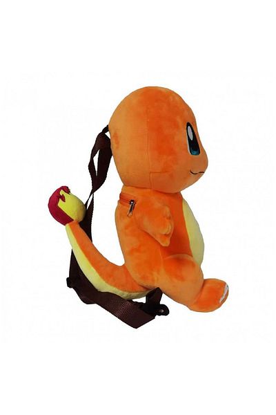 karinabest Pokemon Charmander - Rucsac de pluș de 35 cm cu fermoar (05121)
