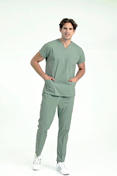 Brl Üniforma Uniformă unisex pentru doctori și asistente medicale din Lycra v...
