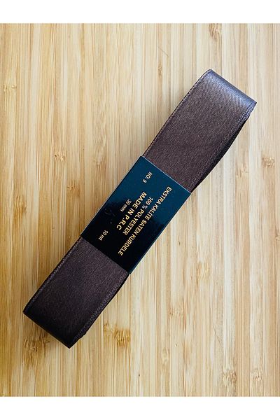 Öztürk 3cm x 10μέτρα. Σατέν κορδέλα. Καφέ.