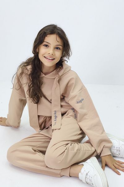 GZT TEKSTİL Dazzling Style Girls' Tracksuit Set