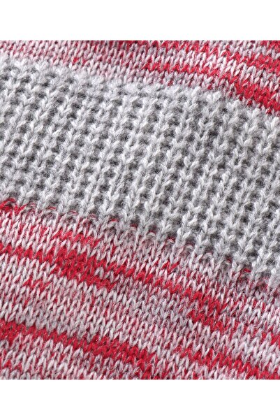 Babyhug Babyhug Full Sleeves Cable Knit Sweater Color Block Design - Red