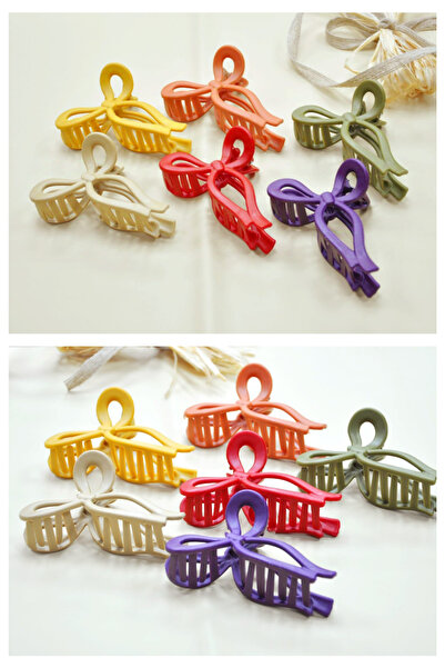 Diloshtrend Design 6'Lı Fiyonk Model Mandal Toka (11 CM)