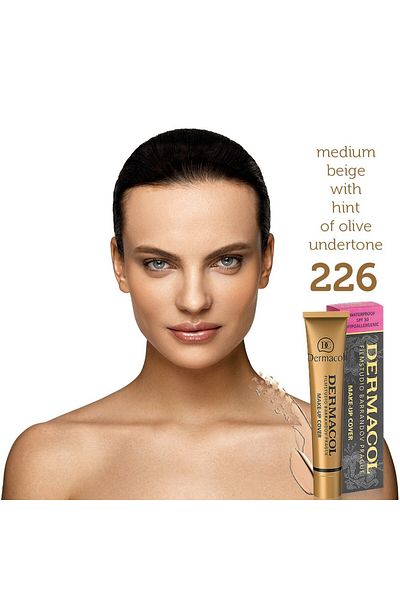 Dermacol Foundation-226 Make Up Cover - Long Lasting, Waterproof, Full Coverage Liquid