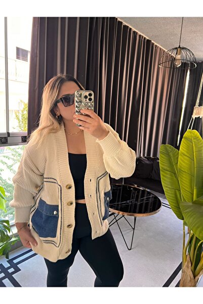 Store Kadın Yüksek Kalite Büyük Beden Hırka