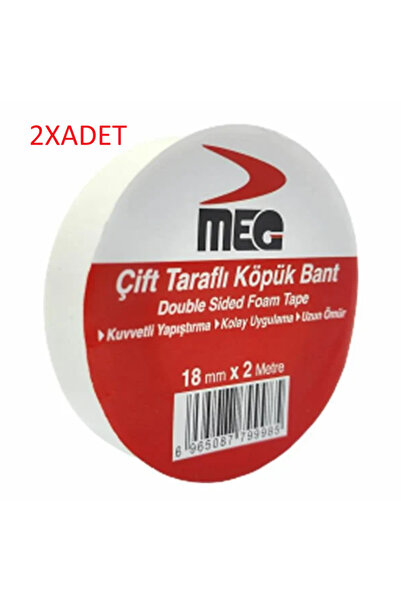 Rapithwin 2  adet Çift Taraflı Köpük Bant 18mm x 2mt