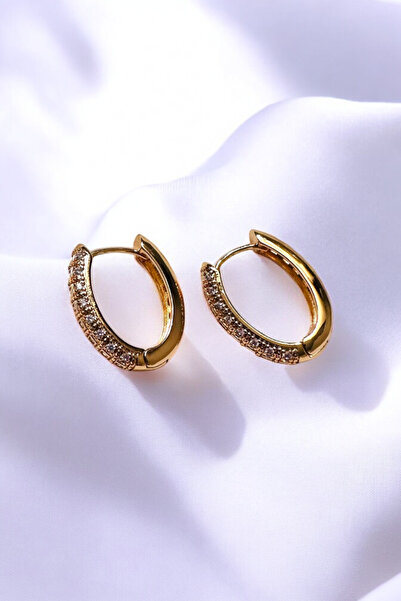 PETEK AKSESUAR Stone Ring Luxury Earring