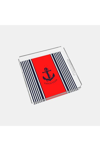 End Design Studio Yatch Club 24X24 Plexiglass Tray