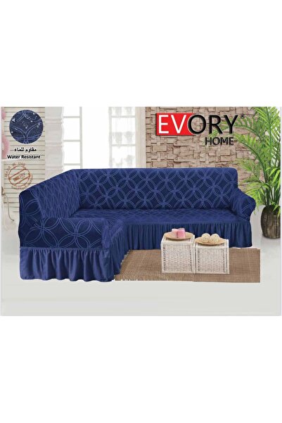 Evory Home أغطية كنب مقاومة للماء على شكل حرف L حتى عمق 5.5 متر
