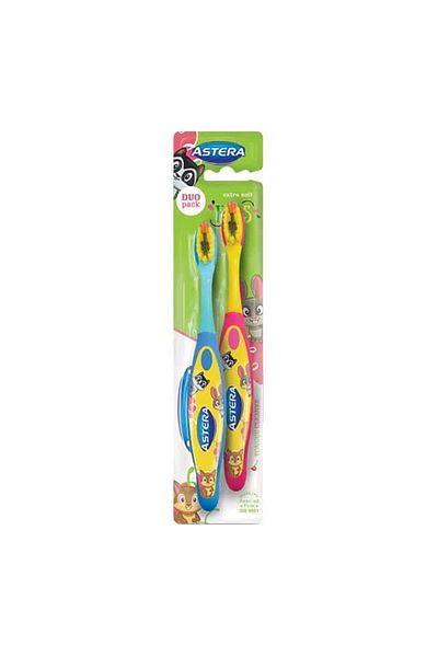 ASTERA Kids Toothbrush Duo Pack