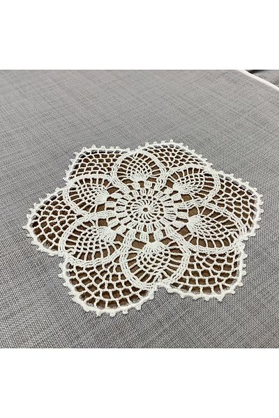 OYA home Lace Runner - Gray -45*150 cm