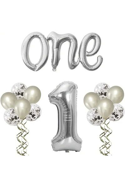 Ezgi Party Store Set baloane pentru ziua de nastere de 1 an - PARTY CONCEPT