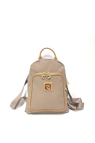 Piedra Mink Tan Double Color Fabric Material Backpack
