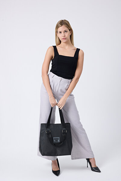 MUJGAN Dámská taška přes rameno BlackShopper – šířka 38 cm, 35 cm 0057