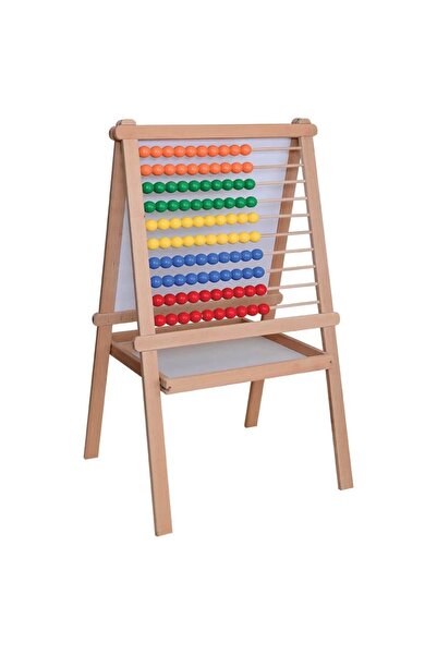 Panda YAZI TAHTASI + ABAKÜS AHŞAP AYAKLI EKO 100 BONCUKLU 35x50 PAN 298