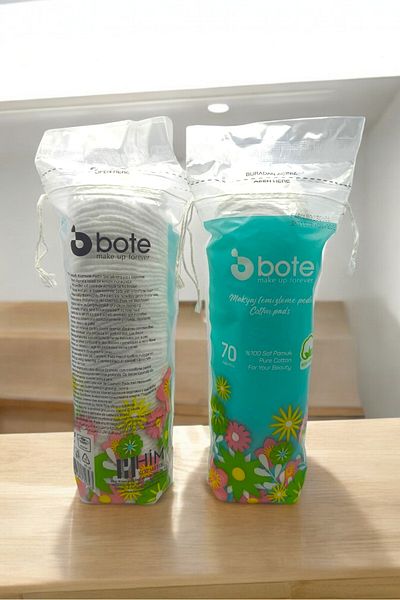 Bote 140 Pieces of 2 Makeup Remover Pads