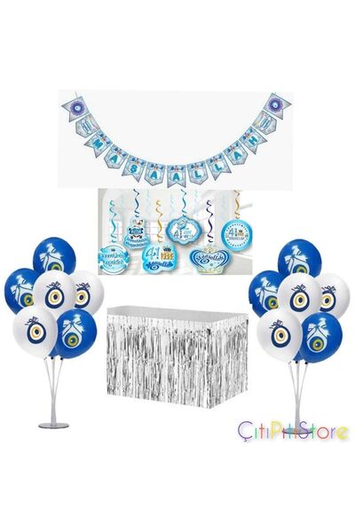 Ezgi Party Store Εορτασμός Πολυτελούς Σαρανταλήγου - Σετ Σχεδίασης με βάση μπαλονιών
