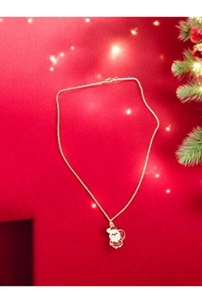 Zekids Christmas Themed Design Santa Claus Charm Boxed Necklace
