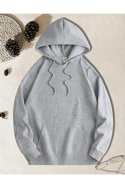 caddekombin Φούτερ με κουκούλα με μοτίβο Vacation Mood με 2 κλωστές και τσέπες