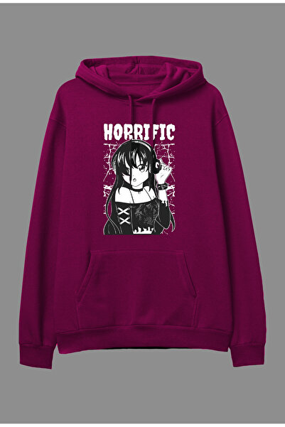 YQYQ Hanorac supradimensionat unisex pentru fete tinere - Imprimat cu design ...