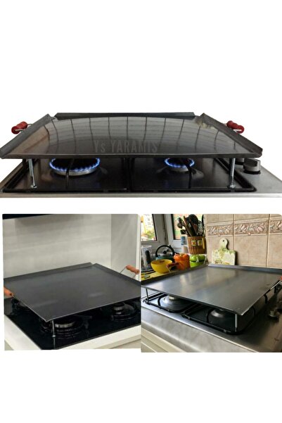 teknotrust Ocak Üstü Kare Saç Gözleme Yufka Ekmek Bazlama Sacı Mangal Köfte Saç Kavurma Izgara Bombeli Saç Tav