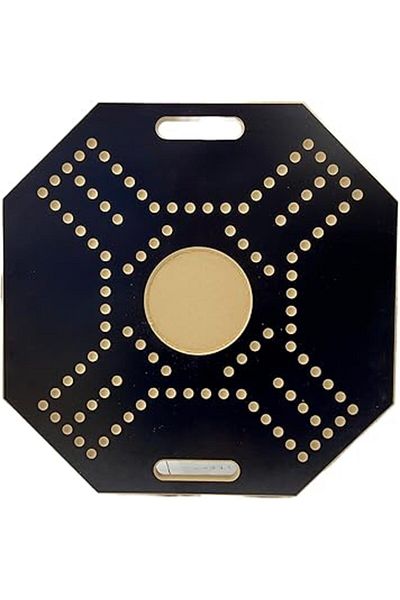 ALBADER , Jackaroo Wooden Board Game For 4 Players, Big-Size With 1 Deck Of Cards & 16 Marbles Fun