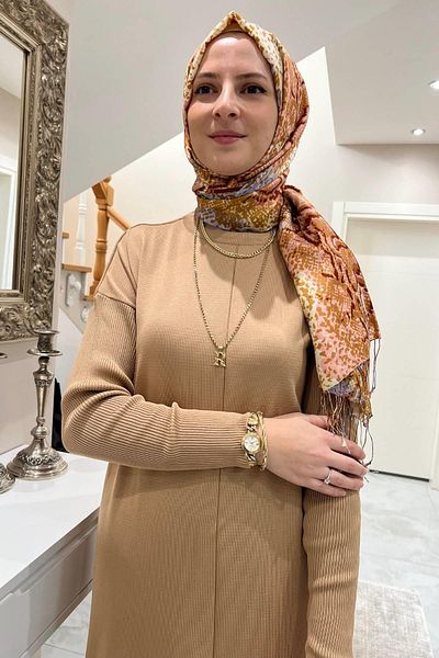 Rabia Şamlı Σετ πλεκτών Elfida Camel