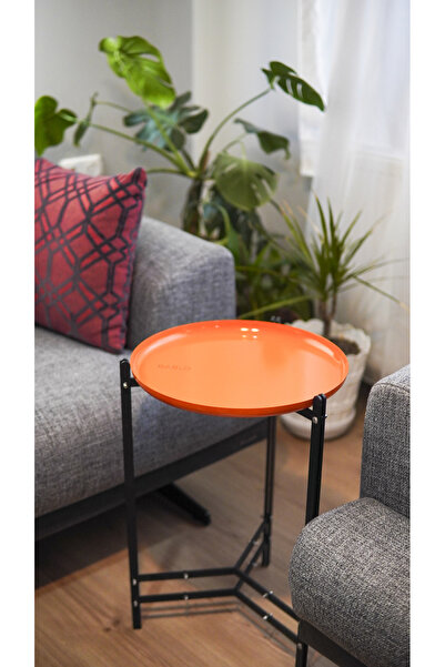 bablo SEHPA / BABLO TEPSİLİ SEHPA NO1*Q35*60 TURUNCU