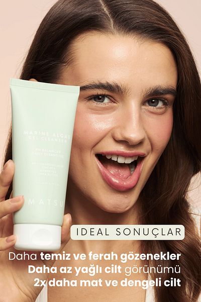 MATSU Marine Algae Cleansing Gel – Gentle & Moisturizing Facial Cleanser