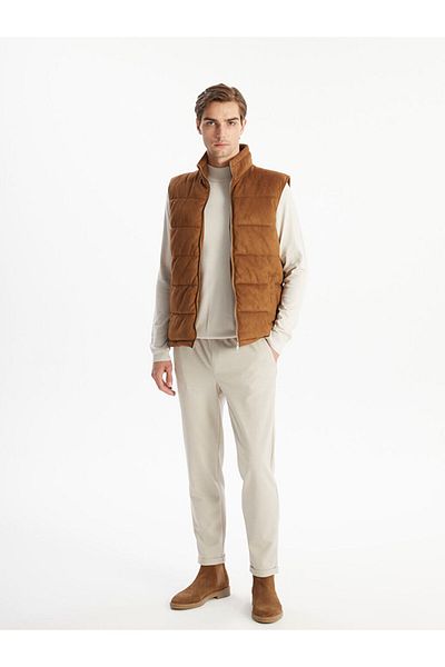 LC Waikiki Slim Fit Stand Collar Men's Puffer Vest