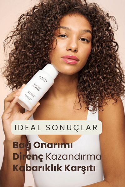 MATSU Anti-Frizz, Bond Repair, Strengthening and Smoothing Hair Care Shampoo 350 ml