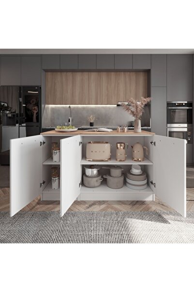 Reggio Atelier Kitchen ? Mutfak Salon Dolap Konsol Ada Mutfak Masası Tezgah D...