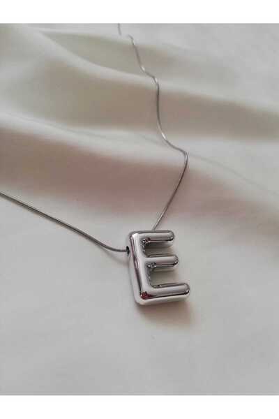 Judas Takı قلادة جديدة على شكل حرف بالون مع سلسلة فولاذية فضية