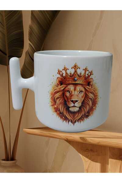 GameFruy Lion Double Sided Printed t Mug Cup (White t)
