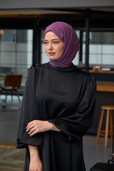 İpekhan Σάλι Voile με απλό σχέδιο Orchid Voile Silk Wrap - 9800-43