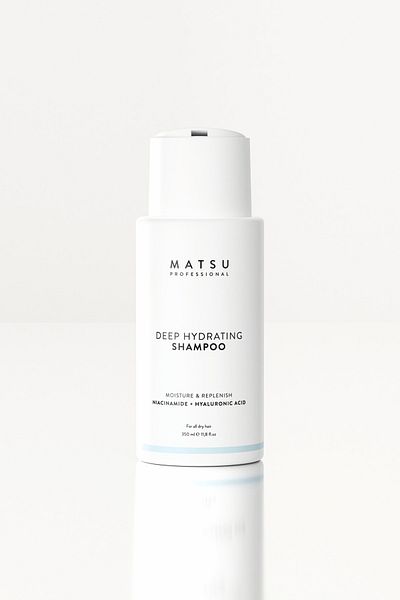 MATSU Intense Moisturizing and Anti-Breakage Deep Hydrating Hair Care Shampoo for Dry Hair 350 ml