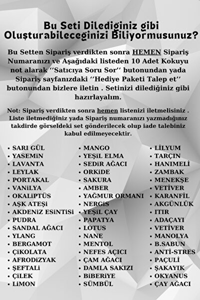 Aroma Terapi Lab Kendi Setini Kendin Oluştur 10 Adetx10ml - Esansiyel Yağ - Oda Ve Ortam Kokusu - Uçucu Yağ