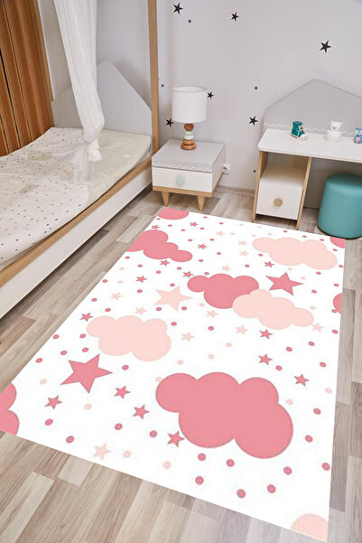 MUBO Kaymaz Tabanlı Yıkanabilir Antibakteriyel Dijital Baskı Çocuk Odası Halısı