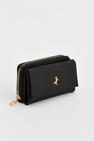 HEBBS Kadın Büyük Boy Vegan Deri Yumuşak Çok Gözlü Bol Karlıklı Bozuk & Kağıt...